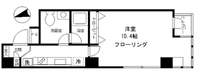 ファインクレスト渋谷神泉 3階 1K 129,980円〜138,020円の写真1-slider