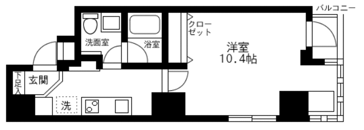 ファインクレスト渋谷神泉 7階 1K 138,710円〜147,290円の写真1-slider