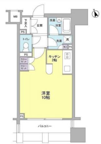 ファミール新宿グランスイートタワー 4階 1R 126,100円〜133,900円の写真1-slider