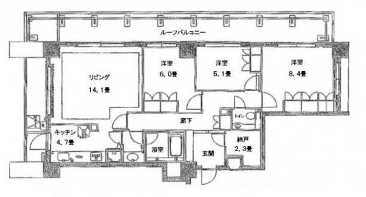 ファミール新宿グランスイートタワー 20階 3LDK 320,100円〜339,900円の写真1-slider