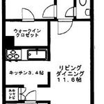 クレッセント東京ビュータワー 10階 1LDK 169,750円〜180,250円の写真1-thumbnail