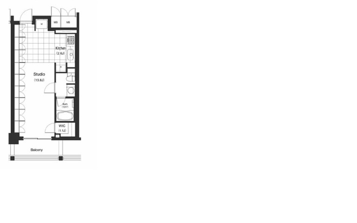 パークキューブ目黒タワー 1階 1K 183,330円〜194,670円の写真1-slider