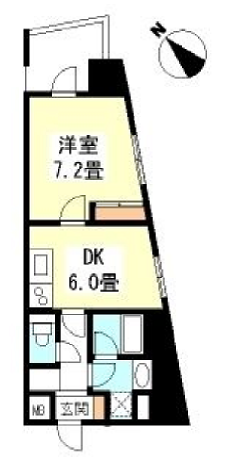 TKフラッツ渋谷 13階 1DK 155,200円〜164,800円の写真1-slider
