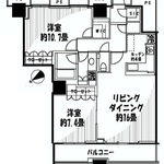 THE TOKYO TOWERS MID TOWER 49階 2LDK 312,340円〜331,660円の写真1-thumbnail