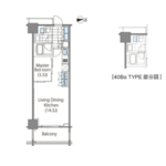 コンフォリア新宿イーストサイドタワー 3階 1LDK 216,310円〜229,690円の写真1-thumbnail