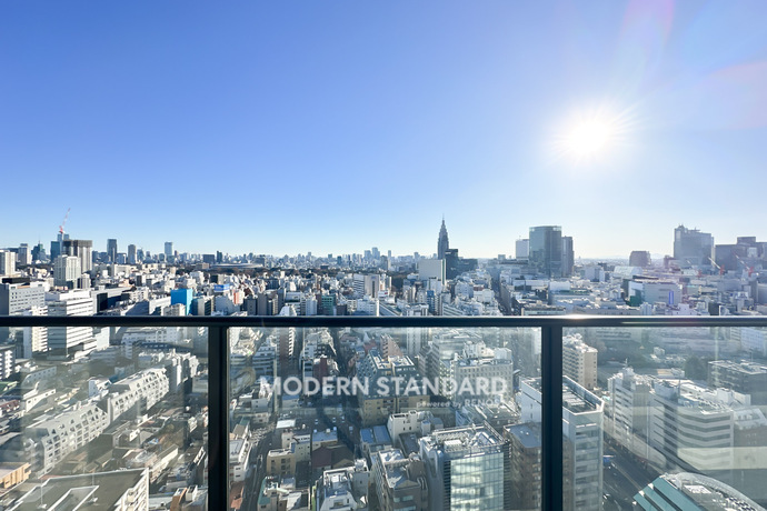 コンフォリア新宿イーストサイドタワー 28階 2LDK 538,350円〜571,650円の眺望1-slider