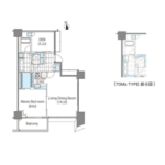 コンフォリア新宿イーストサイドタワー 19階 1LDK 412,250円〜437,750円の写真1-thumbnail