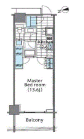 コンフォリア新宿イーストサイドタワー 16階 1K 232,800円〜247,200円の写真1-slider