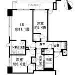 ファミール新宿グランスイートタワー 16階 2LDK 209,520円〜222,480円の写真1-thumbnail