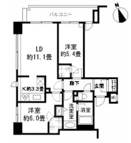 ファミール新宿グランスイートタワー 16階 2LDK 209,520円〜222,480円の写真1-slider