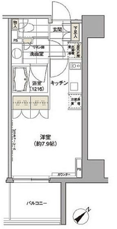 パークハビオ渋谷 4階 1R 132,890円〜141,110円の写真1-slider
