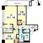 ファミール新宿グランスイートタワー 19階 2LDK 320,100円〜339,900円の写真1-thumbnail