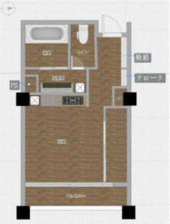 リバーシティ21　シティフロントタワー 5階 1LDK 150,350円〜159,650円の写真1-slider