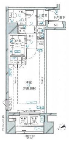ピアース東京グレイスタワー 4階 1K 97,000円〜103,000円の写真1-slider