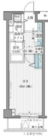 メゾンカルム西新宿 1階 1K 99,910円〜106,090円の写真1-slider