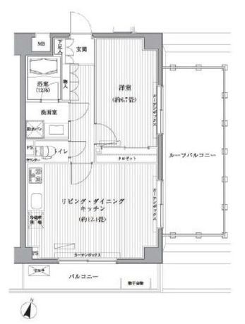 メゾンカルム西新宿 5階 1LDK 173,630円〜184,370円の写真1-slider
