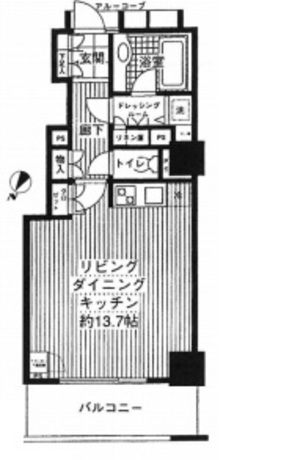 セントラルレジデンス新宿シティタワー 4階 1K 150,350円〜159,650円の写真1-slider