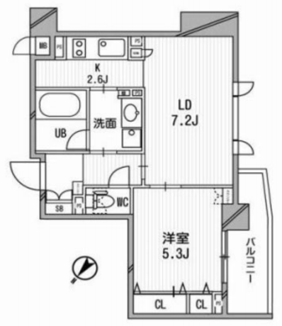 クリオ渋谷ラ・モード 6階 1LDK 172,660円〜183,340円の写真1-slider
