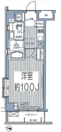 メゾンカルム西新宿 3階 1K 113,490円〜120,510円の写真1-slider