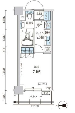 パークアクシス菊川ステーションゲート 6階 1K 96,030円〜101,970円の写真1-slider