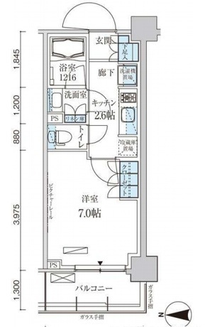 パークアクシス菊川ステーションゲート 5階 1K 94,090円〜99,910円の写真1-slider