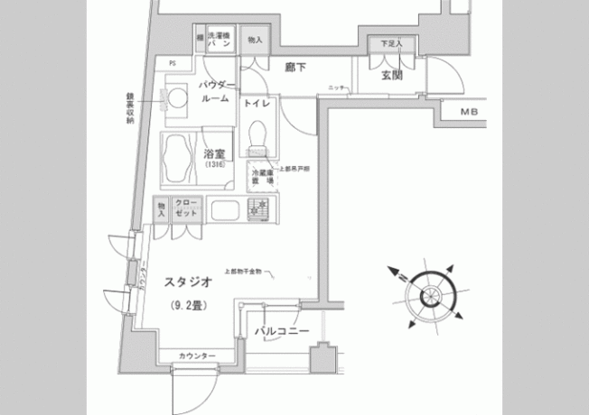 デュオステージ日本橋人形町 6階 1K 98,940円〜105,060円の写真1-slider