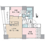 新宿山吹アインスタワー 6階 2LDK 182,360円〜193,640円の写真1-thumbnail