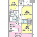 パークハウス新宿若松町 5階 3LDK 242,500円〜257,500円の写真1-thumbnail