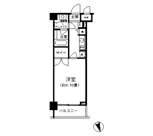ノナプレイス渋谷富ヶ谷 3階 1K 111,550円〜118,450円の写真1-slider