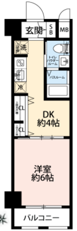 エステムプラザ日本橋レジェンド 3階 1DK 96,030円〜101,970円の写真1-slider