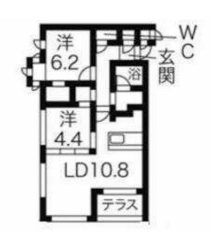 ガーデン東新宿 5階 2LDK 227,950円〜242,050円の写真1-slider