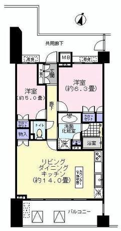パークハウス笹塚アーバンス 8階 2LDK 193,030円〜204,970円の写真1-slider