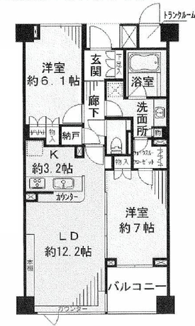 パークハウス目黒東山 4階 2LDK 232,800円〜247,200円の写真1-slider