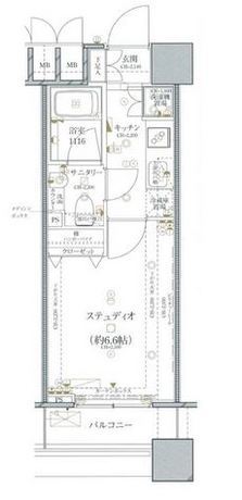 ファーストリアルタワー新宿 10階 1K 113,490円〜120,510円の写真1-slider
