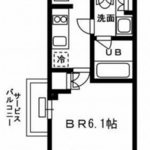 レジディア新宿イースト3 5階 1K 87,300円〜92,700円の写真1-thumbnail