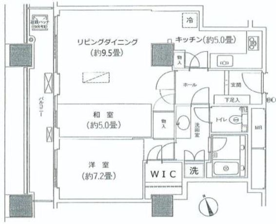 西早稲田パークタワー 18階 2LDK 189,150円〜200,850円の写真1-slider
