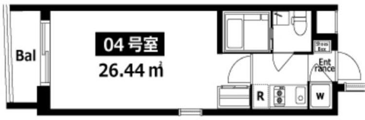 パティオ西新宿 3階 1K 101,850円〜108,150円の写真1-slider