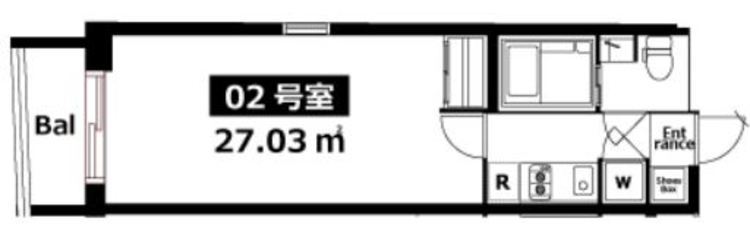 パティオ西新宿 3階 1K 117,370円〜124,630円の写真1-slider