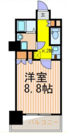 プラーズタワー東新宿ビル 9階 1K 124,160円〜131,840円の写真1-slider