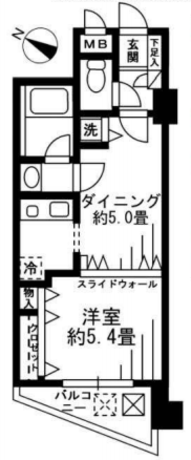 ルシェール赤坂 6階 1DK 116,400円〜123,600円の写真1-slider