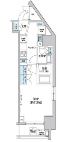 パークキューブ西新宿 10階 1K 125,130円〜132,870円の写真1-slider