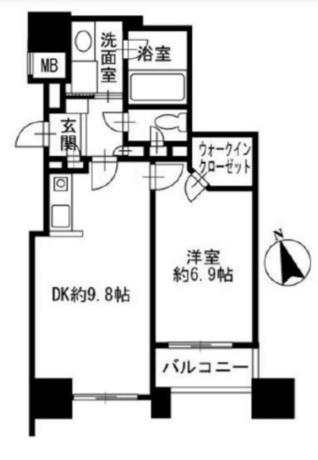 ファミール新宿グランスイートタワー 7階 1LDK 198,850円〜211,150円の写真1-slider