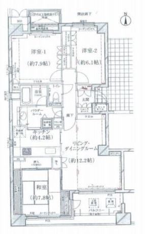 イッツ東京フォーサイトスクエア 12階 3LDK 242,500円〜257,500円の写真1-slider