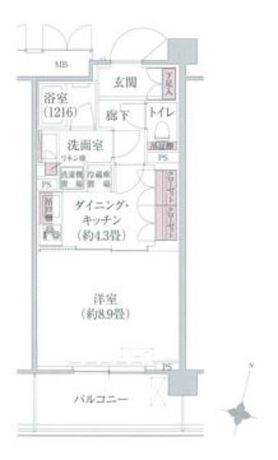 リージア経堂テラスガーデン 3階 1DK 127,070円〜134,930円の写真1-slider