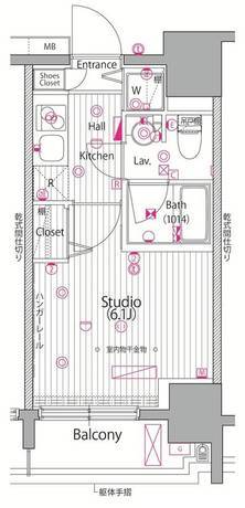 ガーラ・シティ渋谷南平台 2階 1K 89,725円〜95,275円の写真1-slider