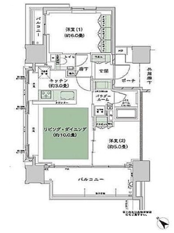 大江戸タワーレジデンス 10階 2LDK 198,850円〜211,150円の写真1-slider