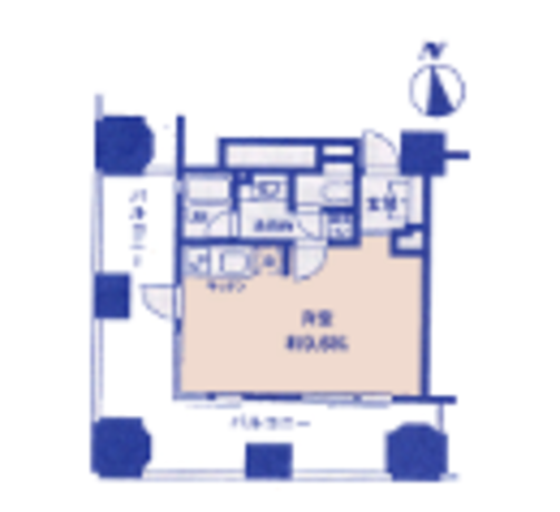 ルネ新宿御苑タワー 12階 1R 129,980円〜138,020円の写真1-slider