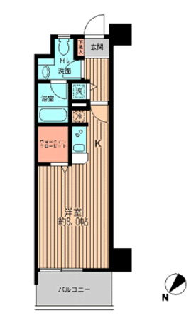日本橋ファーストレジデンス 4階 1K 101,850円〜108,150円の写真1-slider