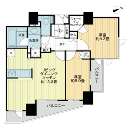 アリビオーレ神楽坂シティタワー 7階 2LDK 218,250円〜231,750円の写真1-slider