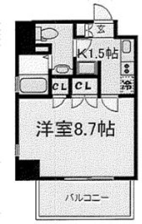プラーズタワー東新宿ビル 9階 1K 116,400円〜123,600円の写真1-slider